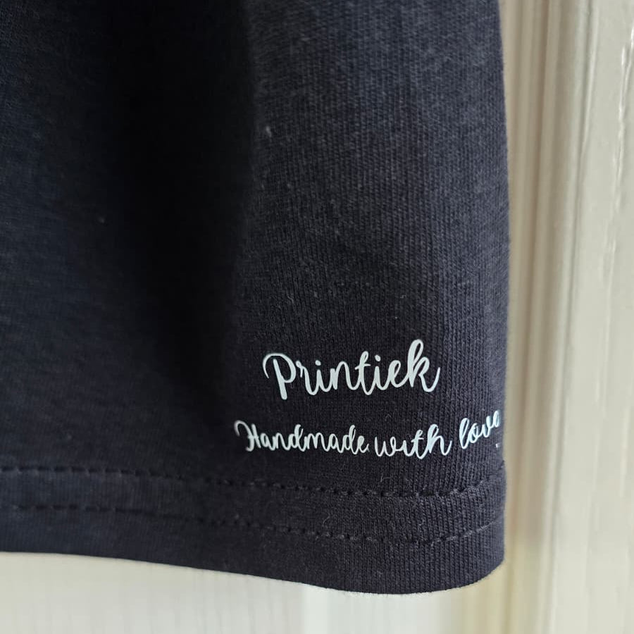 T-shirt korte mouwen bedrukt